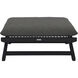 Bari 15.5 inch Charcoal / Gracebay Grey Outdoor Stool